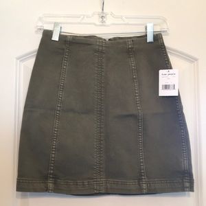 NEW Free People Army Skirt